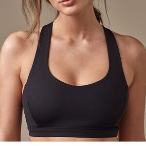 lululemon athletica Black Racerback Sports Bra